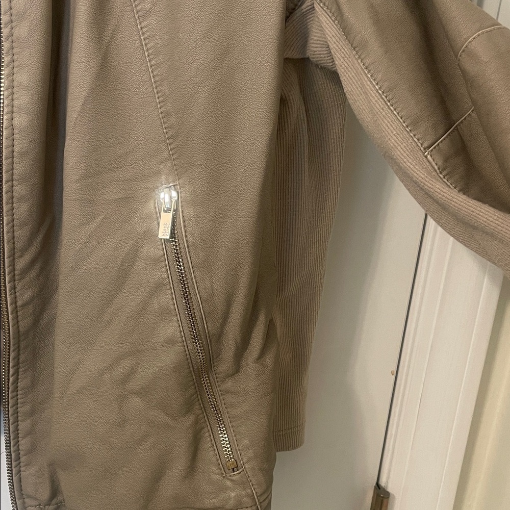 Black Rivet Beige Jacket XXL - Picture 4 of 6